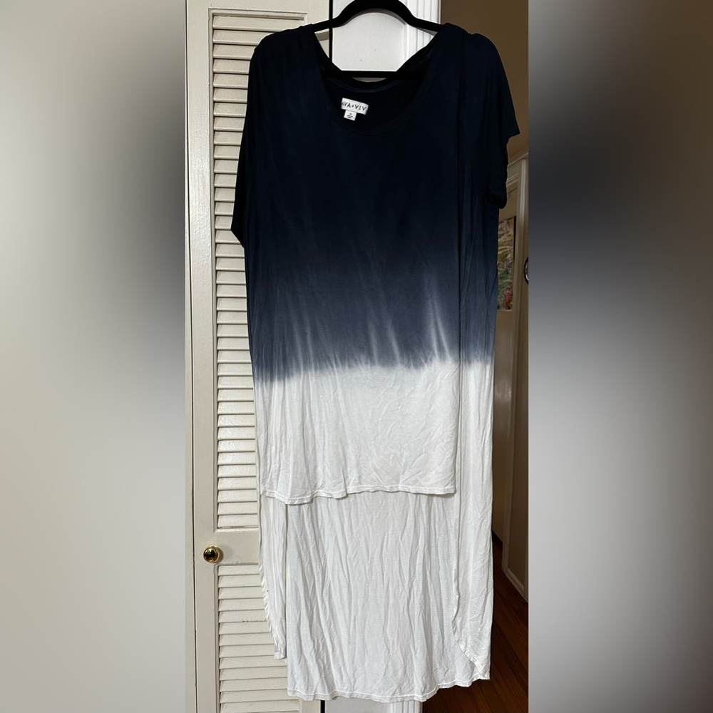 Women’s Ava & Viv Asymmetrical Ombré Top